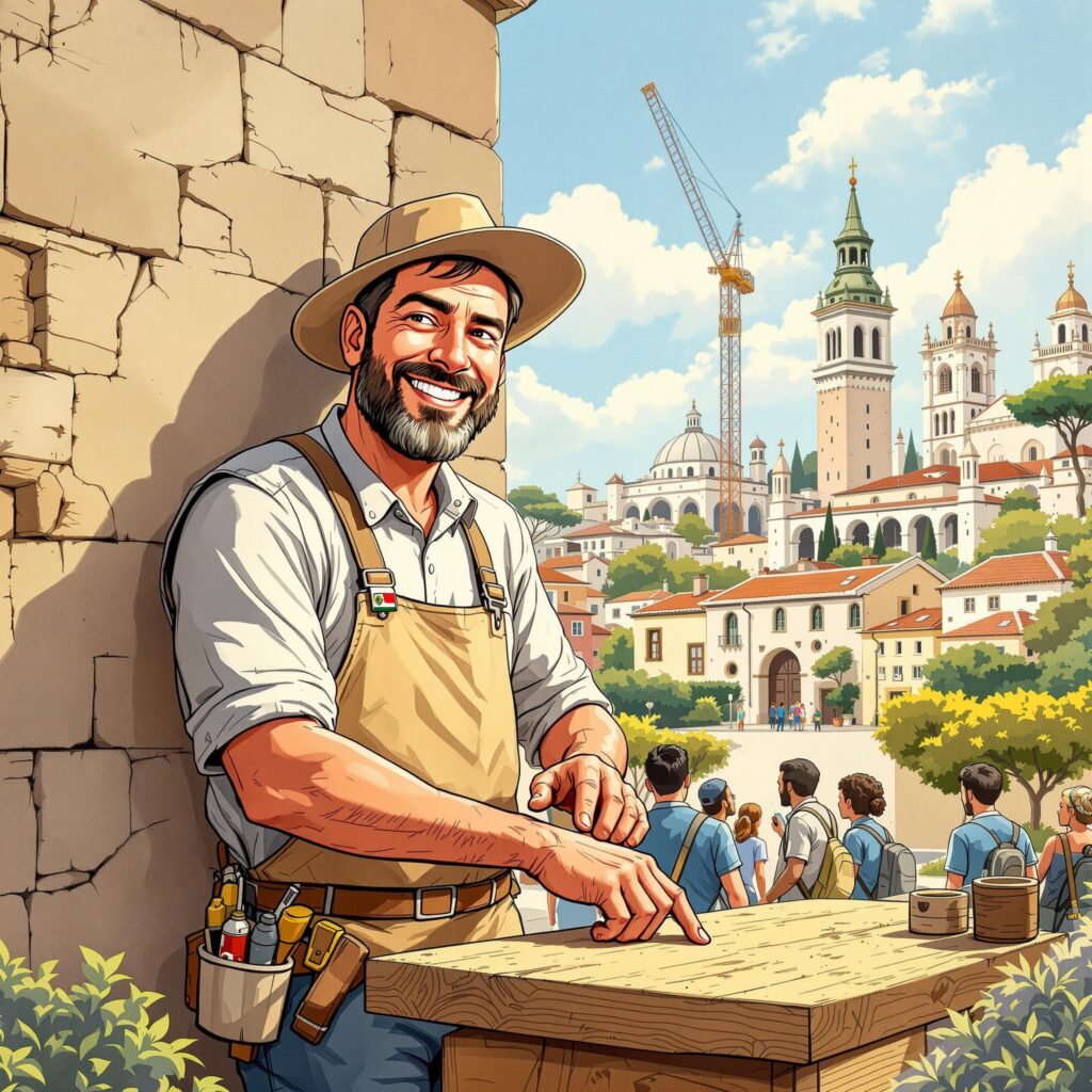 Pourquoi les Portugais sont-ils si bons en maçonnerie?