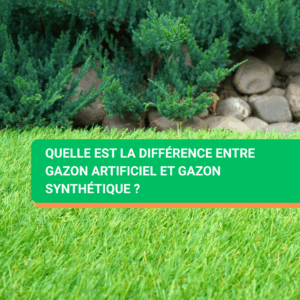 Quelle est la différence entre gazon artificiel et gazon synthétique ?