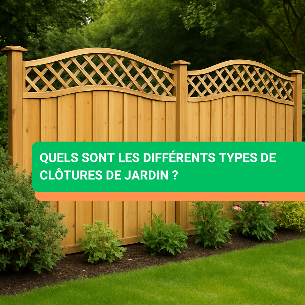 quels sont les différents types de clôtures de jardin ?