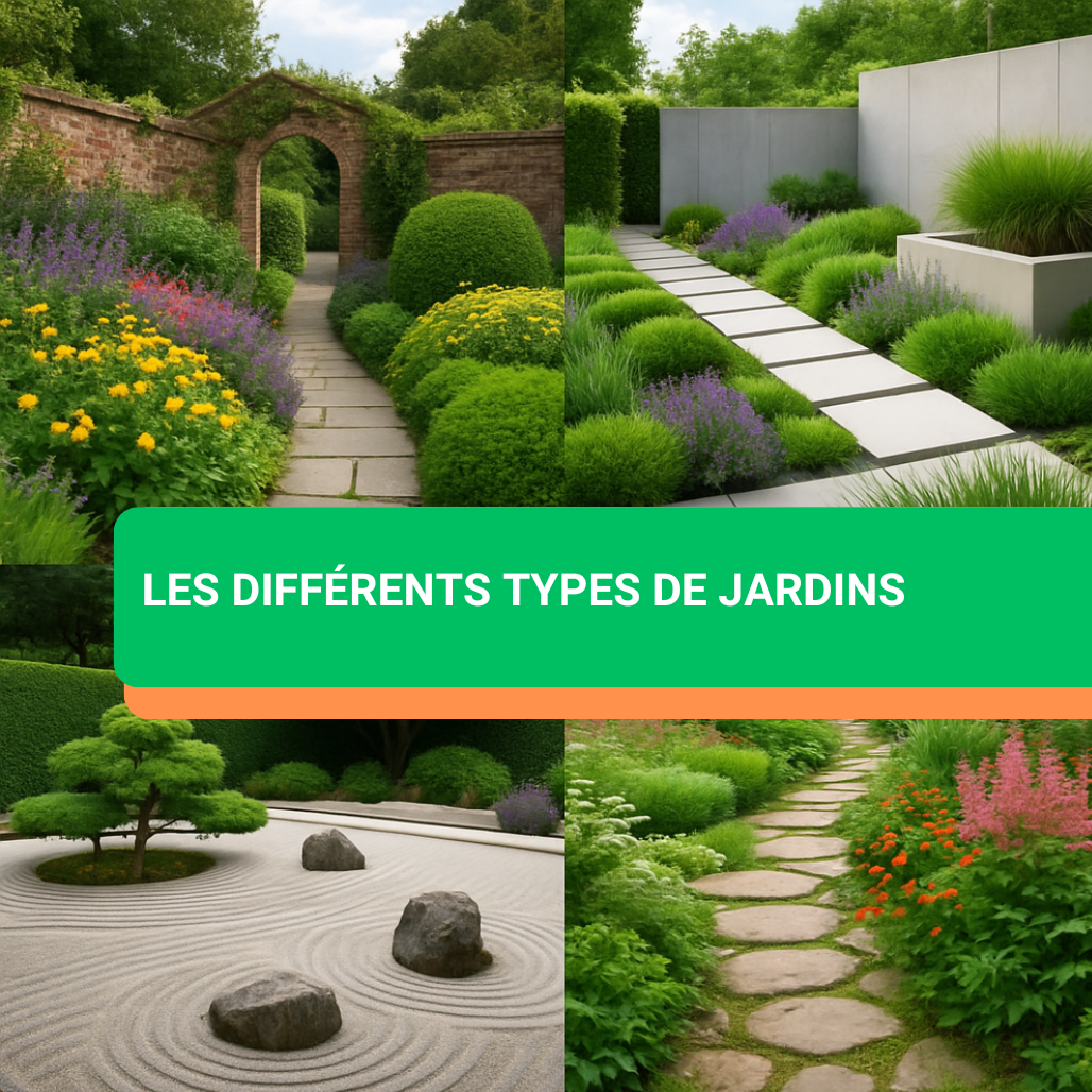 Les différents types de jardins