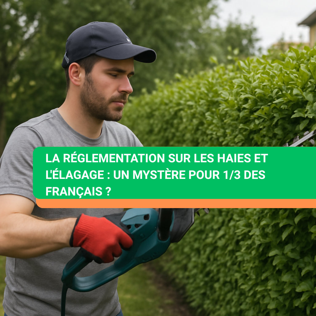La réglementation sur les haies et l'élagage : un mystère pour 1/3 des Français ?